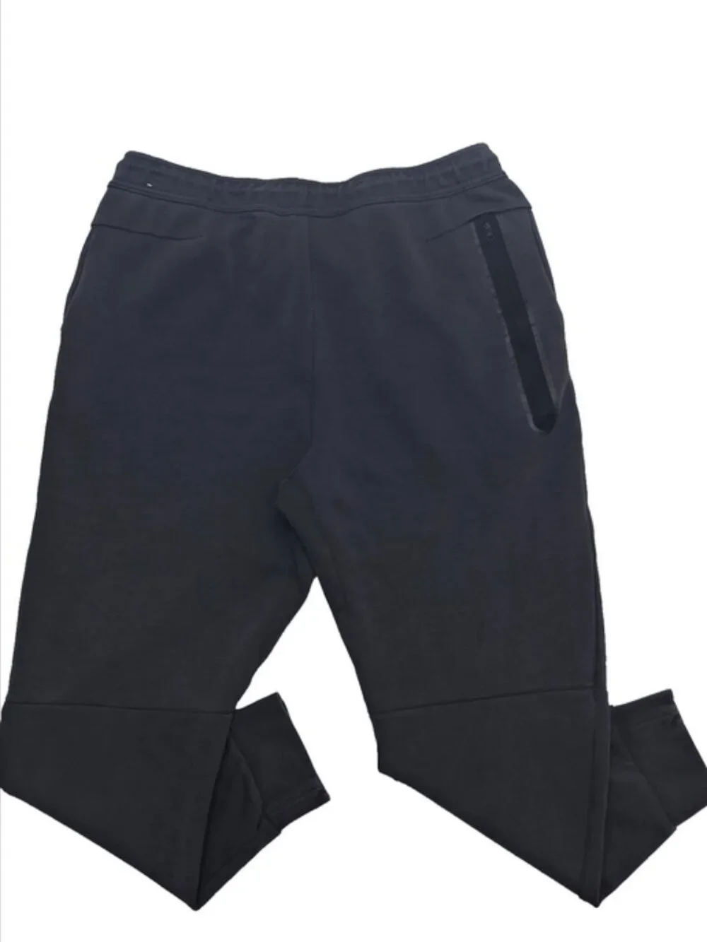 NIKE Tech Fleece Brushed Suede Jogger Pants Tapered DV0538-074 Gray/Black Sz XL